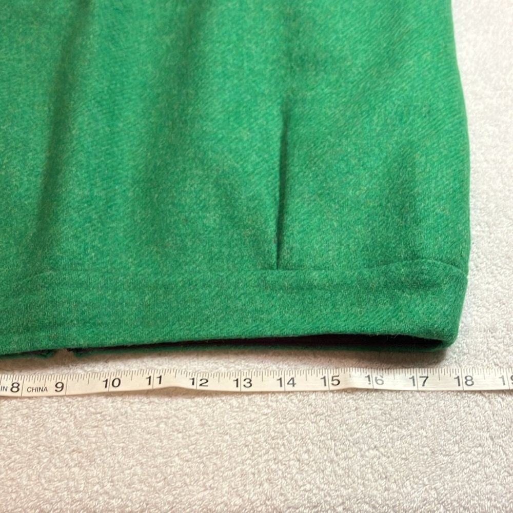 Boden green wool pleated skirt - Picture 6 of 7